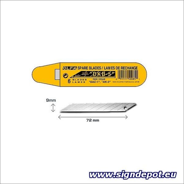 Lamă  Olfa DKB-5 9mm