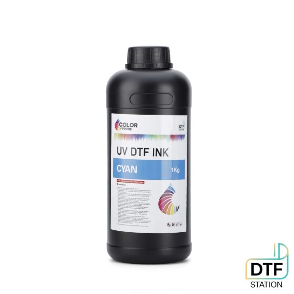 Color Prime UV-DTF Vopsea - 1000ml - Cyan