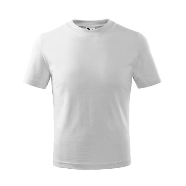 Malfini Basic tricou copii bumbac   - Alb - 122cm / 6ani