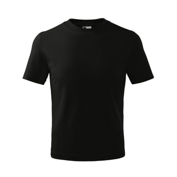 Malfini Basic tricou copii bumbac   - Negru  - 110cm / 4ani